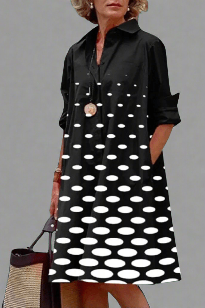 Odette™ | Robe Midi Luxe avec Design Élégant
