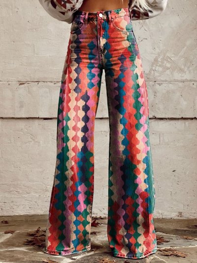 Juliette - Pantalon bohème printanier