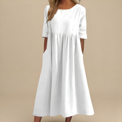 Isabelle™ | Robe en Coton Flatteuse