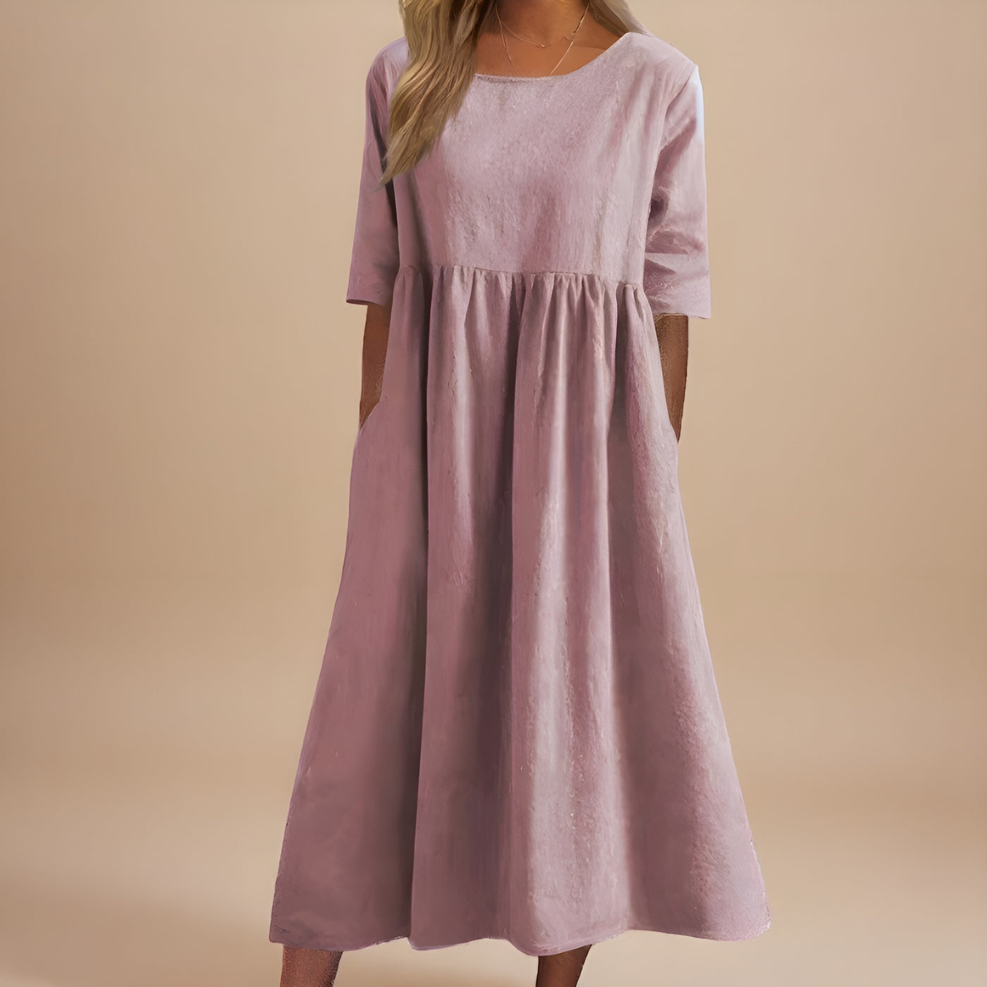 Isabelle™ | Robe en Coton Flatteuse