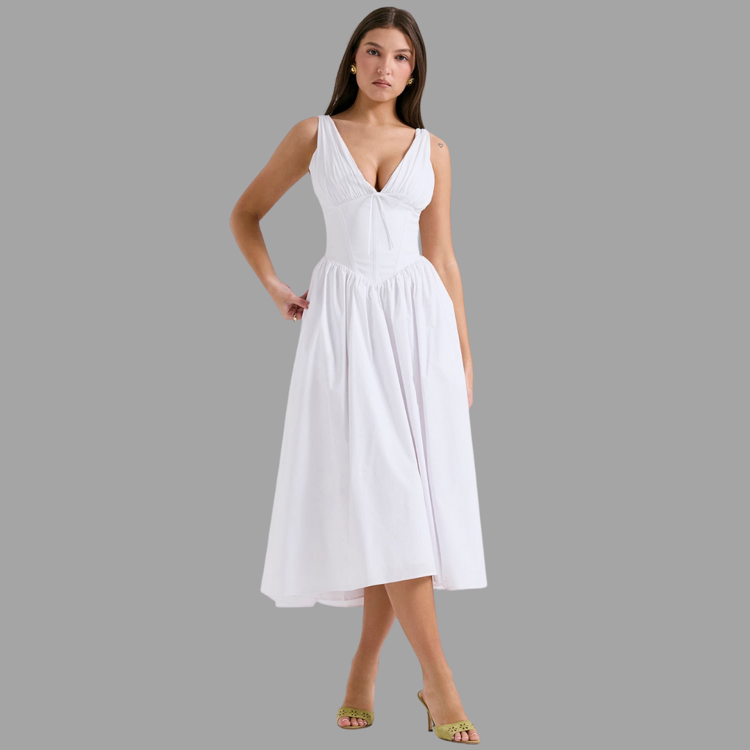 Maëlys | Robe portefeuille aérienne pour l'été