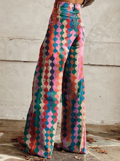 Juliette - Pantalon bohème printanier