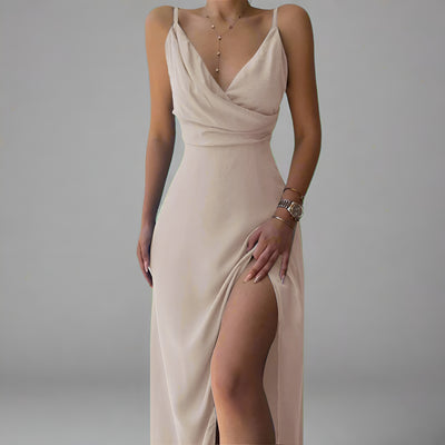 Jessika | Robe midi à épaules dénudées et coupe flatteuse