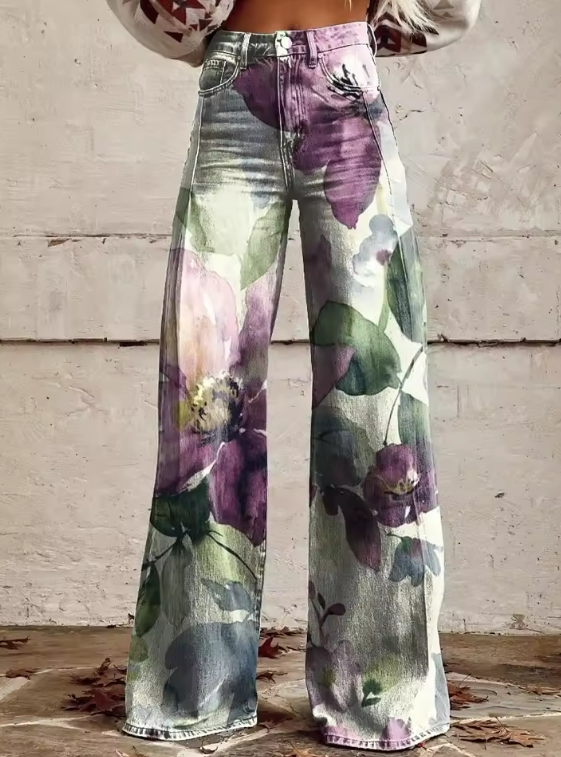 Laure - Pantalon Boho Vintage