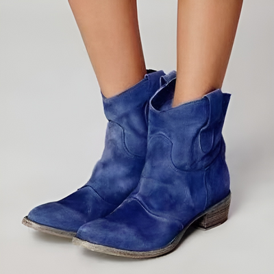 Virginie™ | Bottines en Cuir Suédé