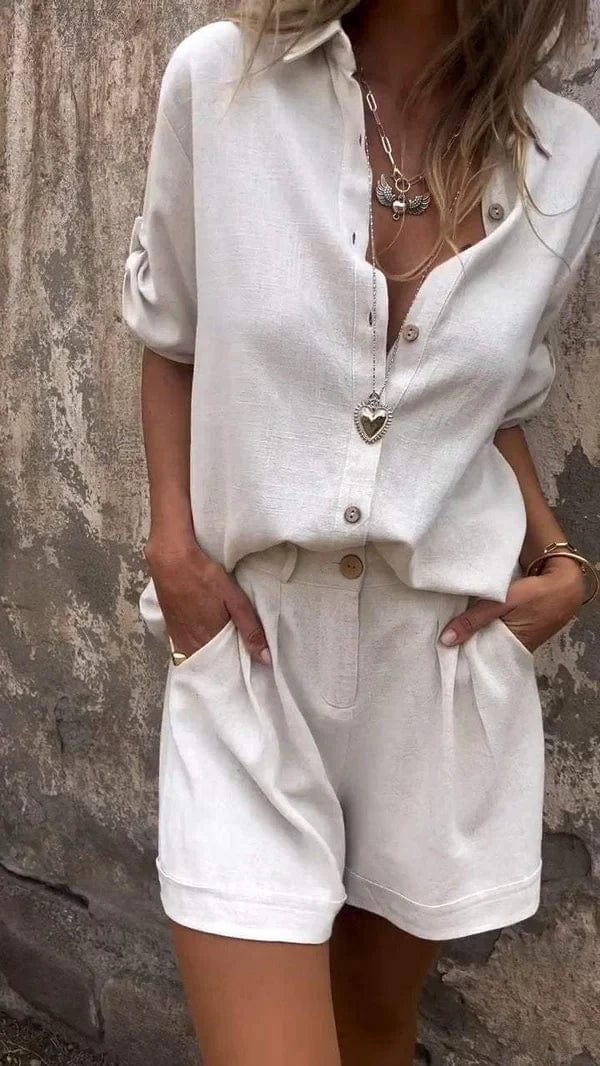 Églantine™ | L'ENSEMBLE EN LIN AÉRÉ