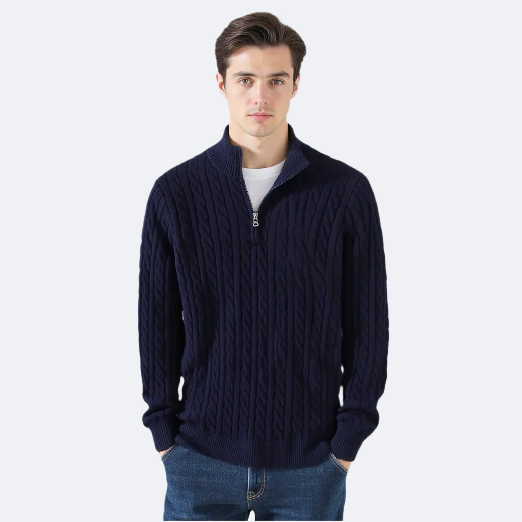 Lucien™ | Pull Torsadé Zippé