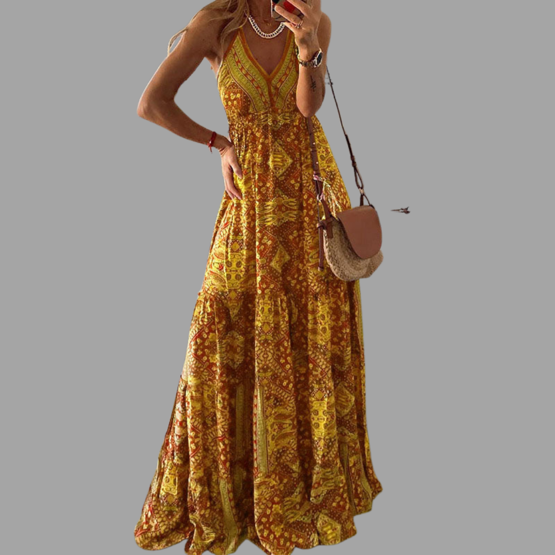 Poméline | Robe longue bohème au style estival