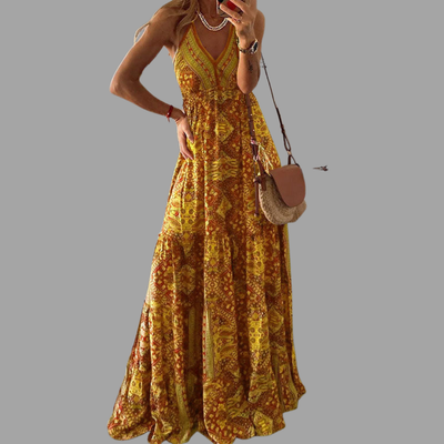 Poméline | Robe longue bohème au style estival