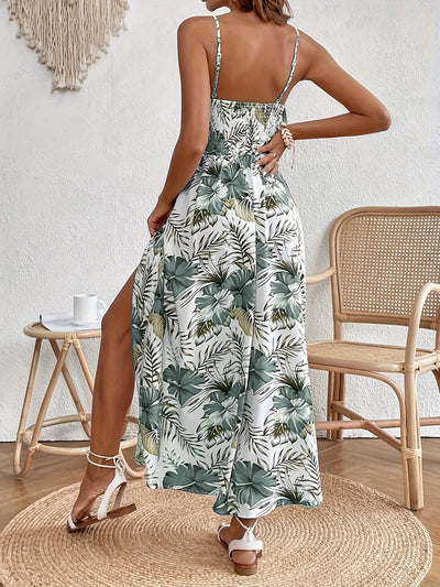 Karine | Robe élégante à imprimé floral