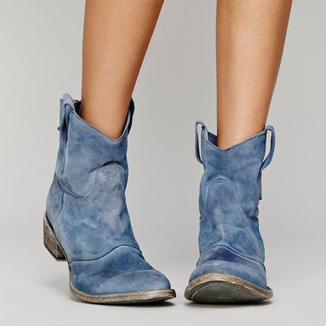 Virginie™ | Bottines en Cuir Suédé