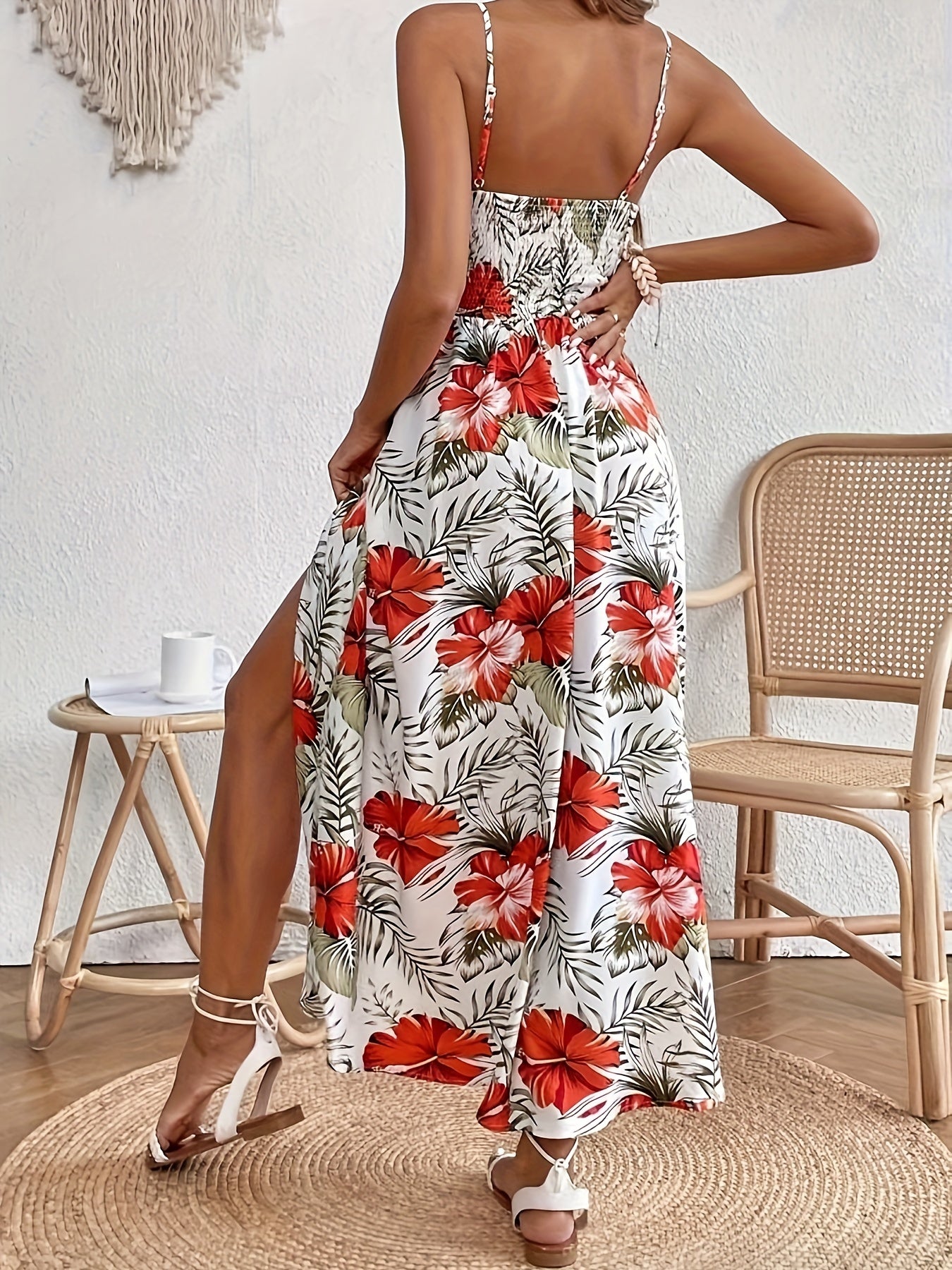 Karine | Robe élégante à imprimé floral