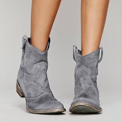 Virginie™ | Bottines en Cuir Suédé