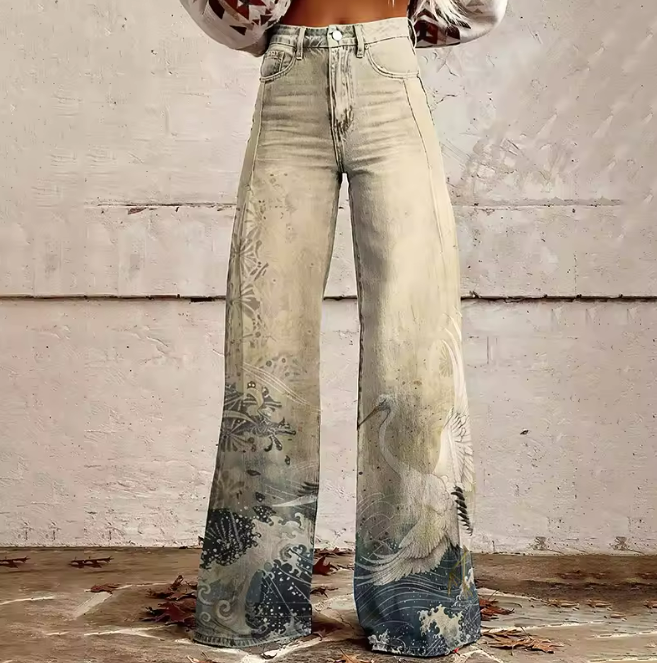 Béatrice - Pantalon bohème intemporel