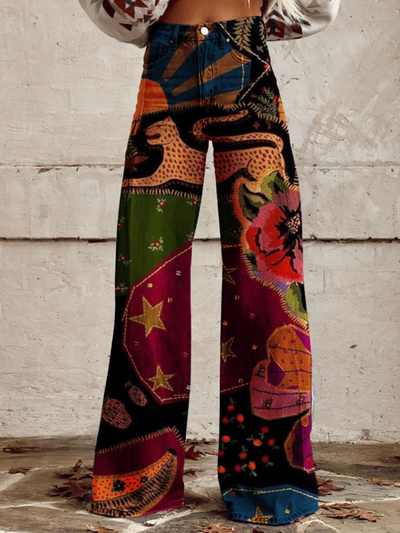 Aurélie - Pantalon Boho Vintage