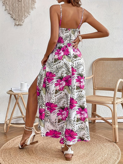 Karine | Robe élégante à imprimé floral