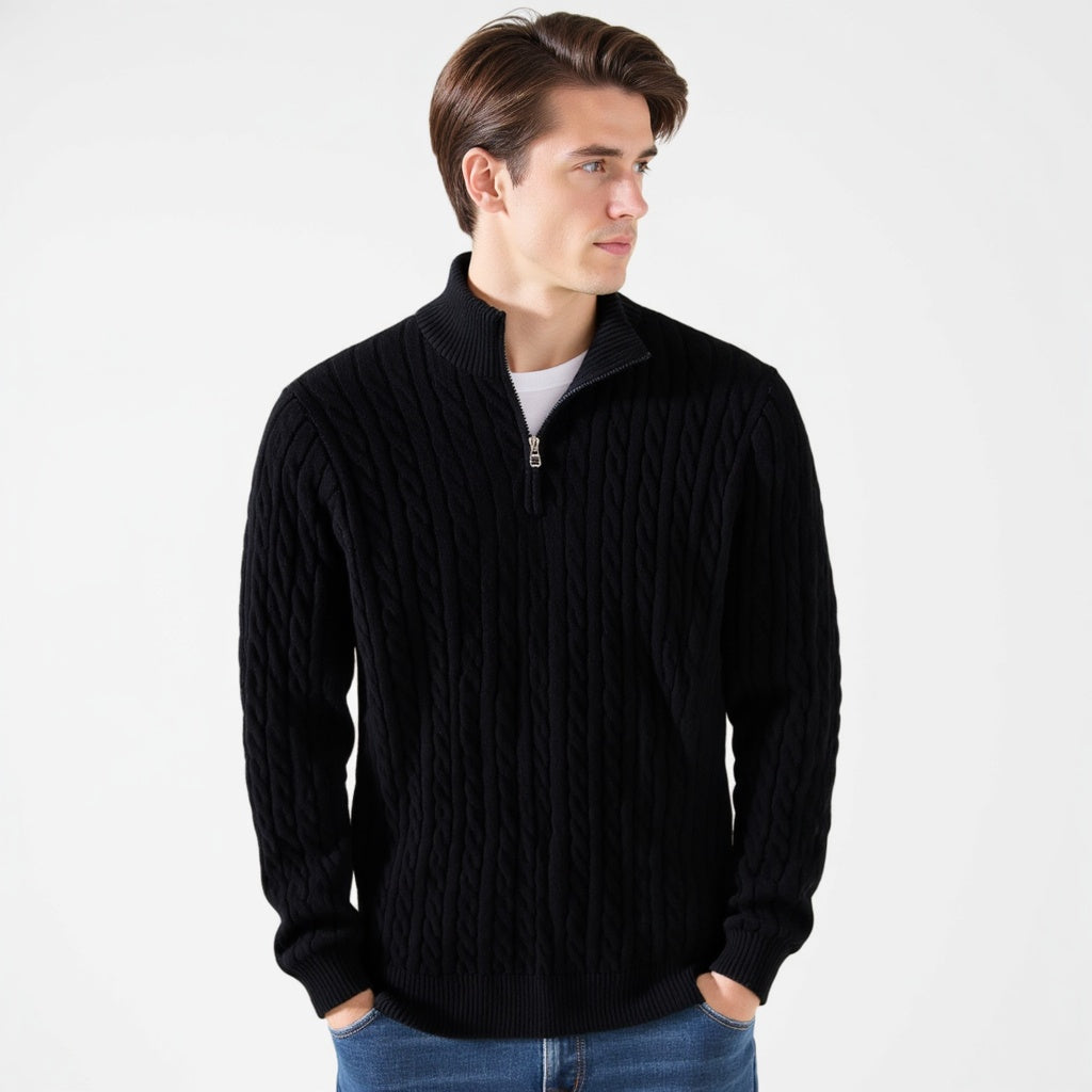 Lucien™ | Pull Torsadé Zippé