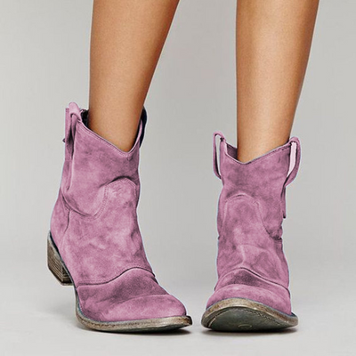 Virginie™ | Bottines en Cuir Suédé