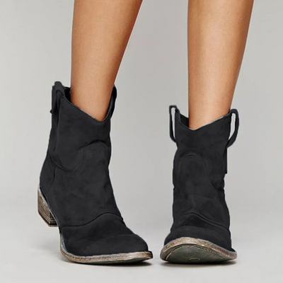 Virginie™ | Bottines en Cuir Suédé
