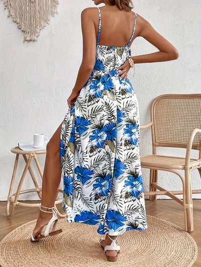 Karine | Robe élégante à imprimé floral
