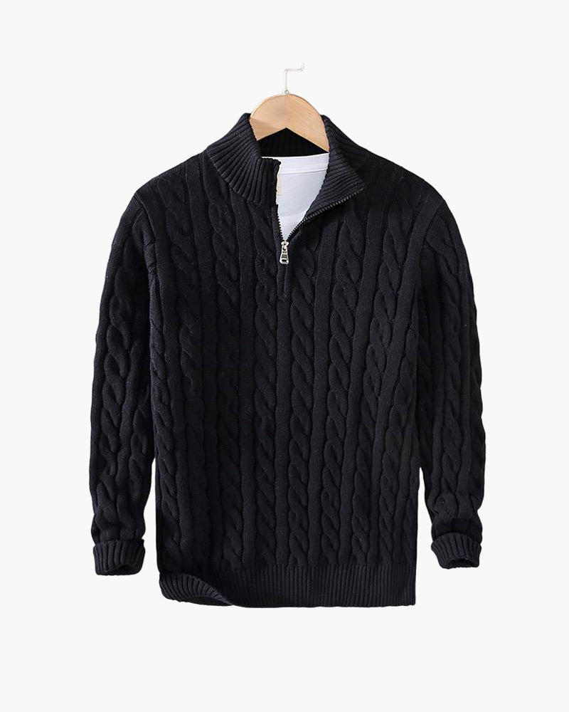 Lucien™ | Pull Torsadé Zippé