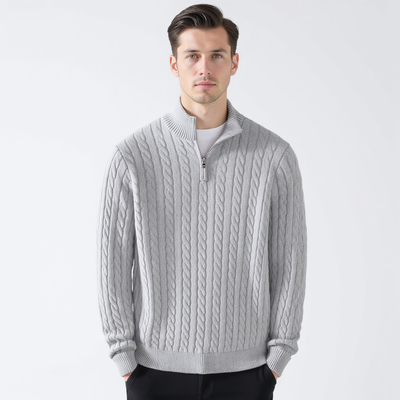 Lucien™ | Pull Torsadé Zippé