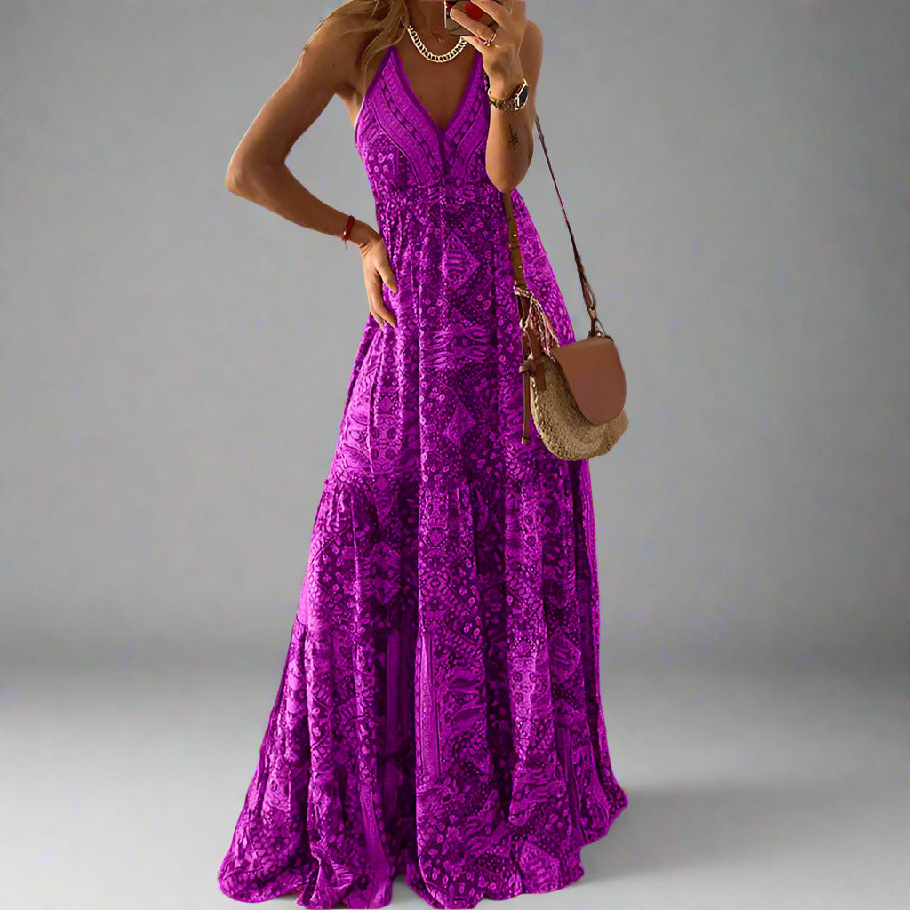 Poméline | Robe longue bohème au style estival