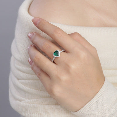 Louise™ | Bague Premium Or Blanc