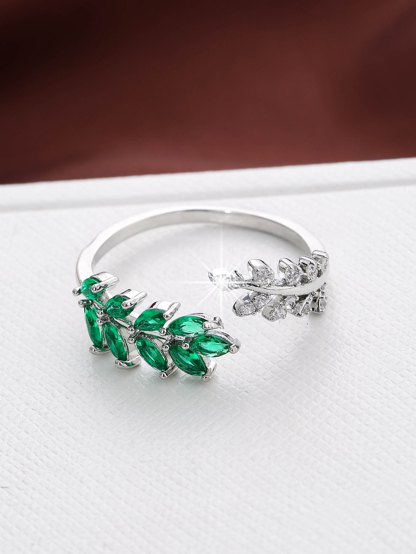 Véronique™ | Bague Premium Verte