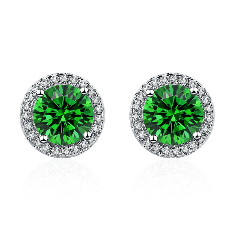 Rachel™ | Boucles d'Oreilles Premium Vertes