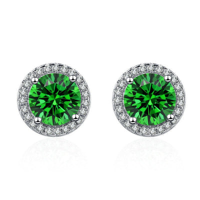 Rachel™ | Boucles d'Oreilles Premium Vertes