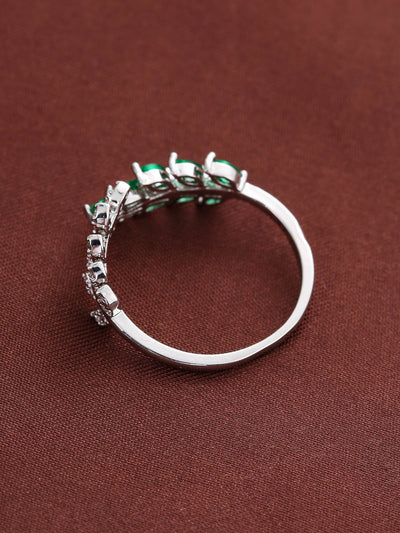 Véronique™ | Bague Premium Verte