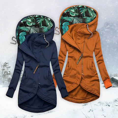 Zélie™ | Veste d'Hiver Élégante et Chaude avec Capuche