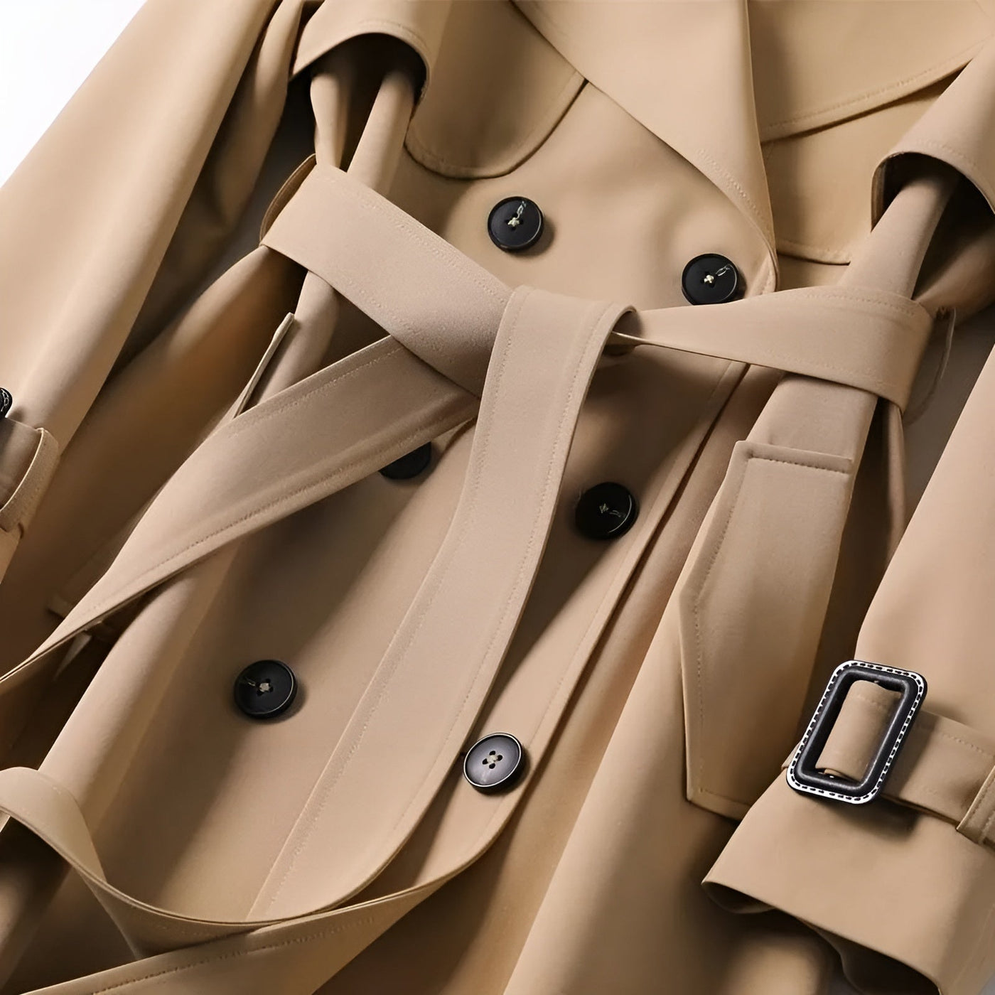 Xanthippe™ | Trench-coat Élégant au Style Intemporel
