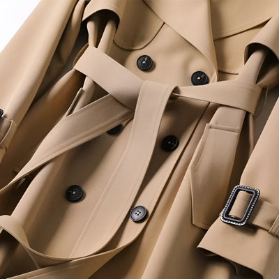 Xanthippe™ | Trench-coat Élégant au Style Intemporel