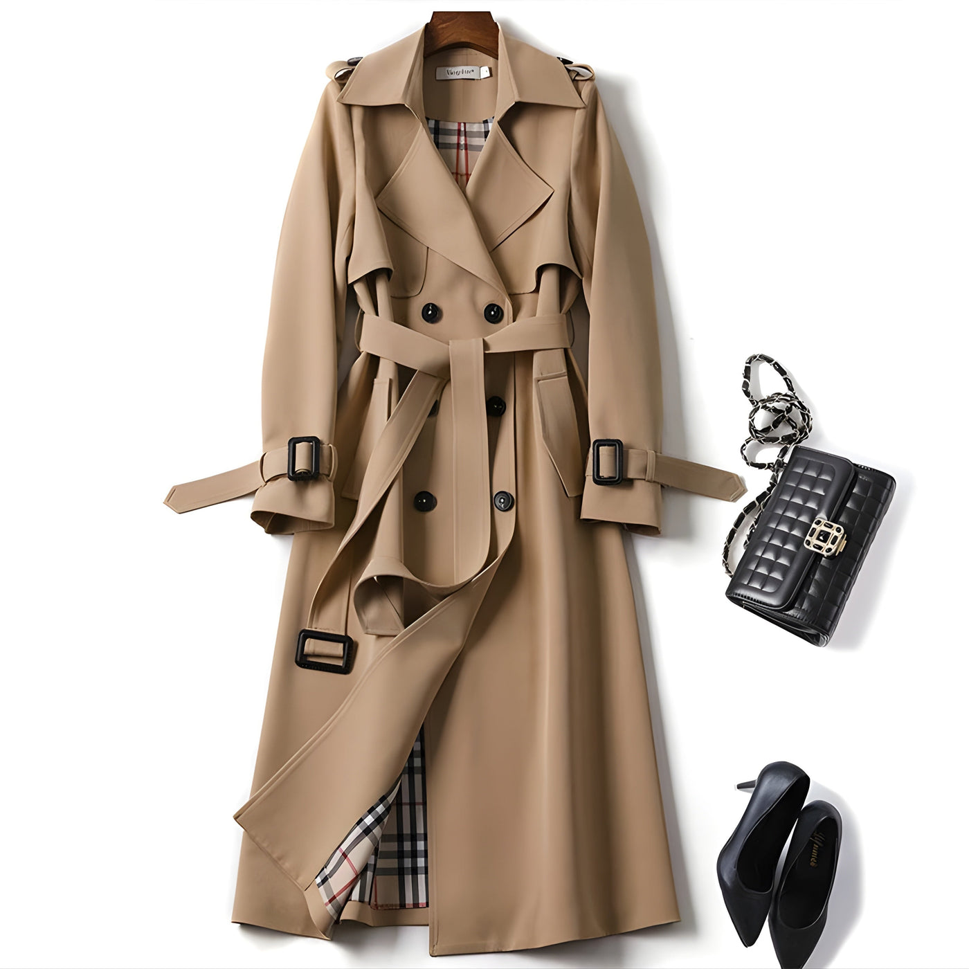 Xanthippe™ | Trench-coat Élégant au Style Intemporel