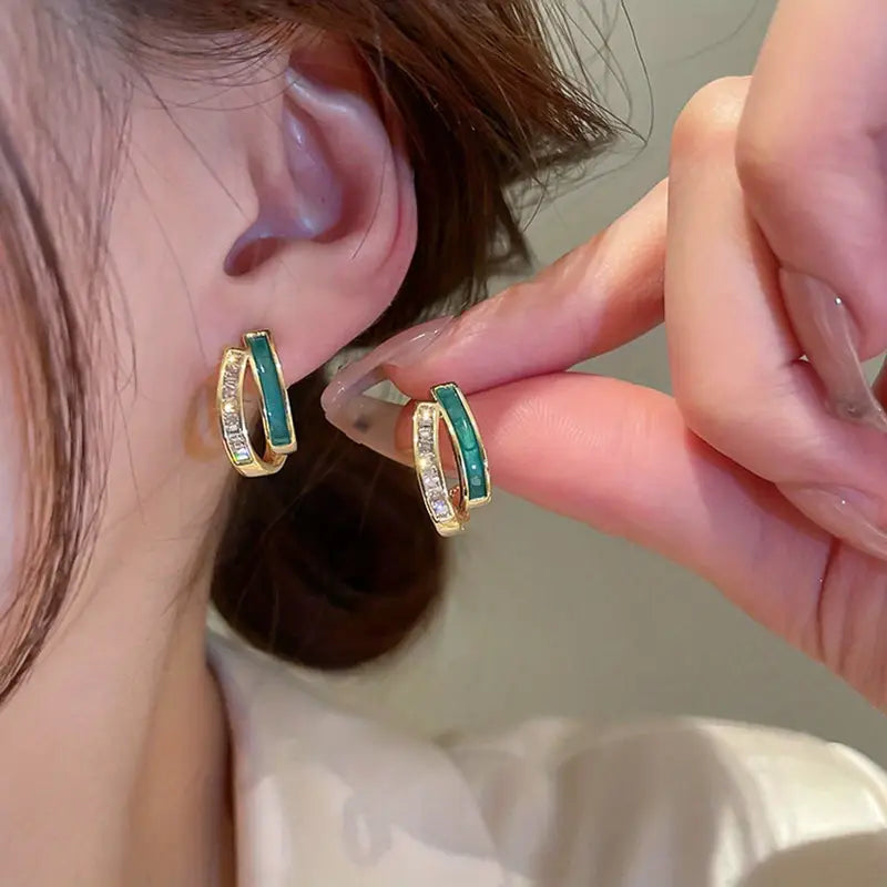 Monique™ | Boucles d'Oreilles Premium Plaqué Or