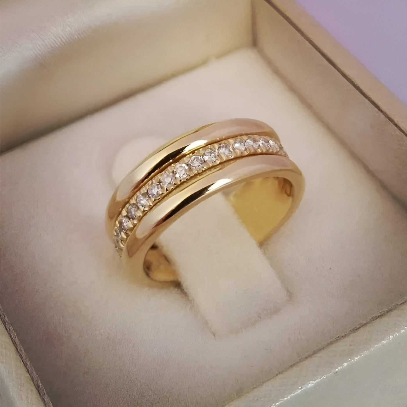 Sarah™ | Bague Vintage en Zirkonia Encadrée