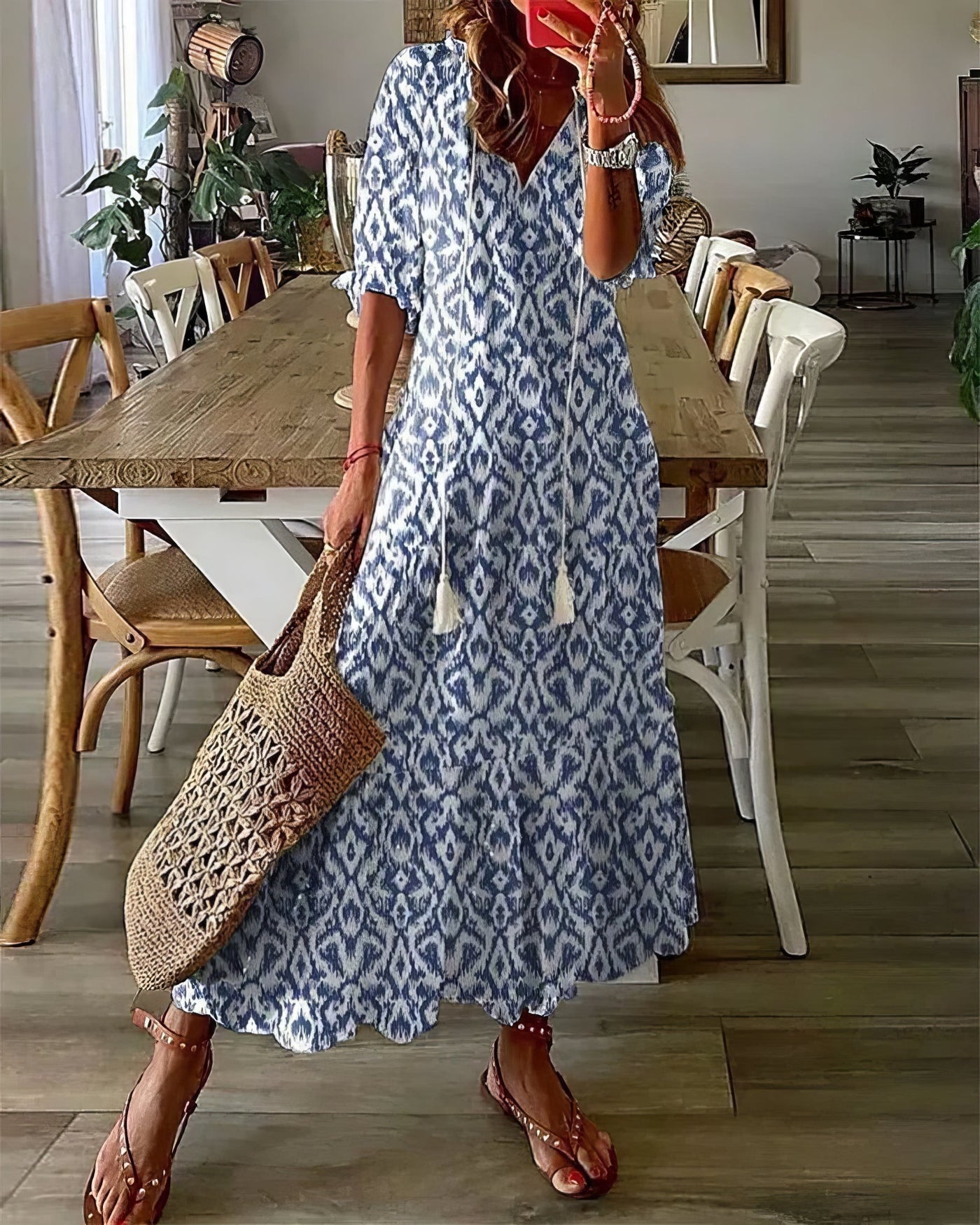 Héloïse™ - Robe bohème couvrant le ventre