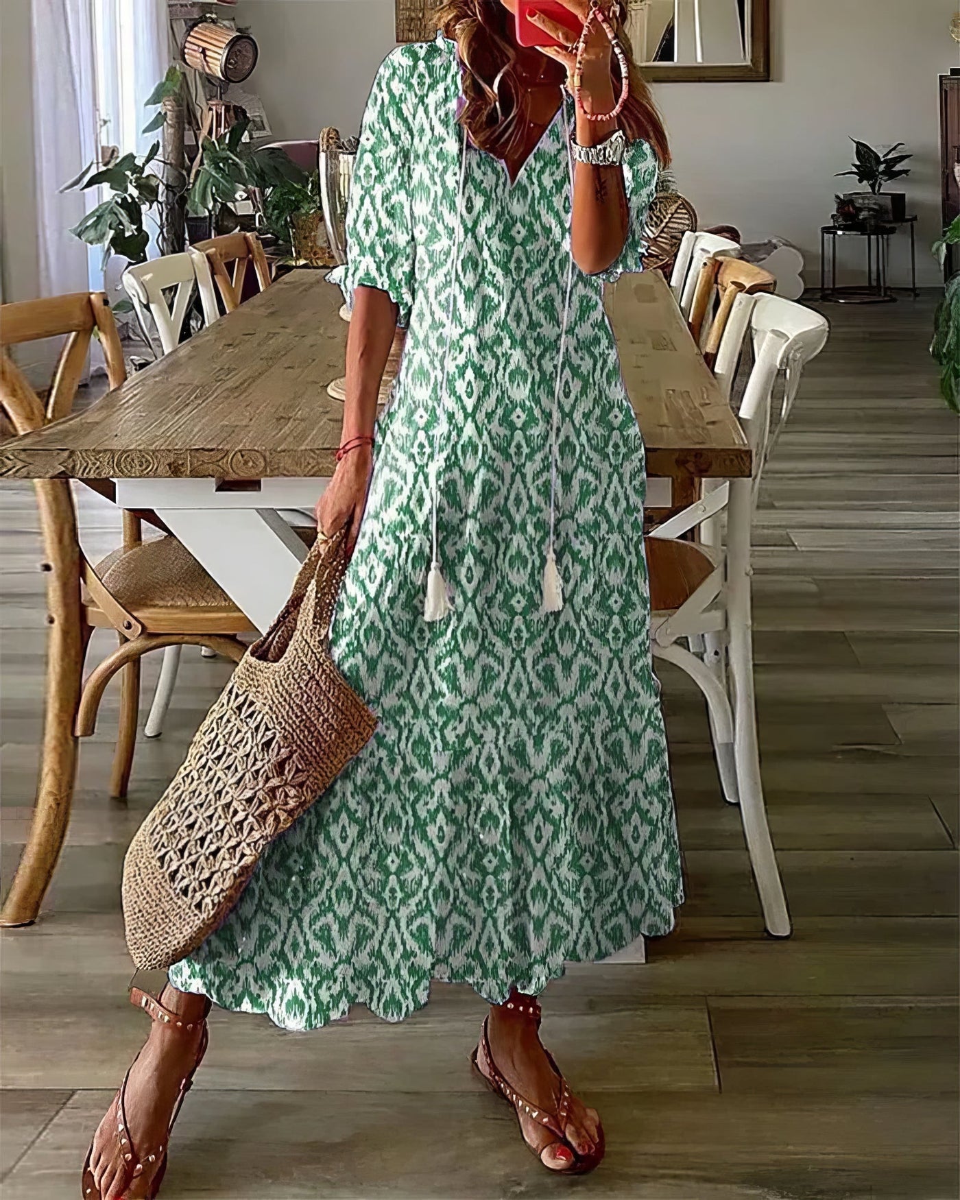 Héloïse™ - Robe bohème couvrant le ventre