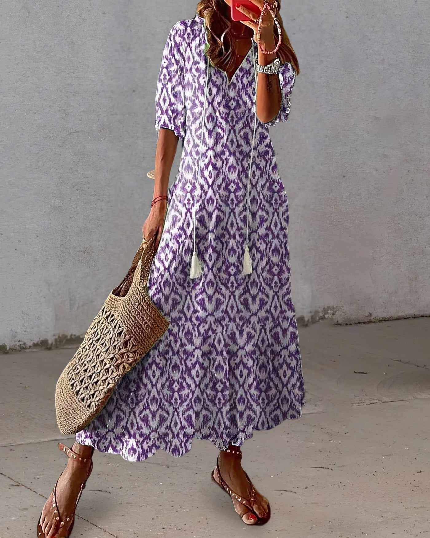 Héloïse™ - Robe bohème couvrant le ventre
