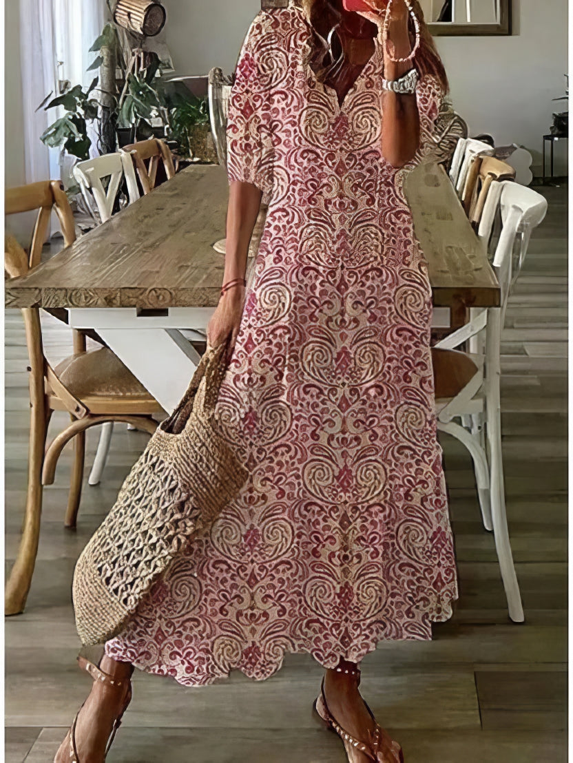Héloïse™ - Robe bohème couvrant le ventre