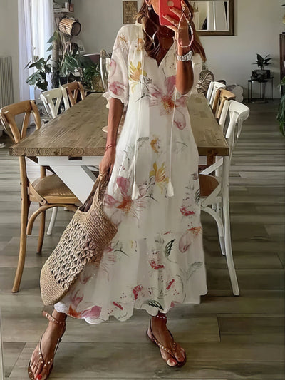 Héloïse™ - Robe bohème couvrant le ventre